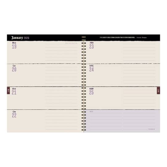 TF Publishing 2025-2026 Garden of Green Large Weekly/Monthly Planner